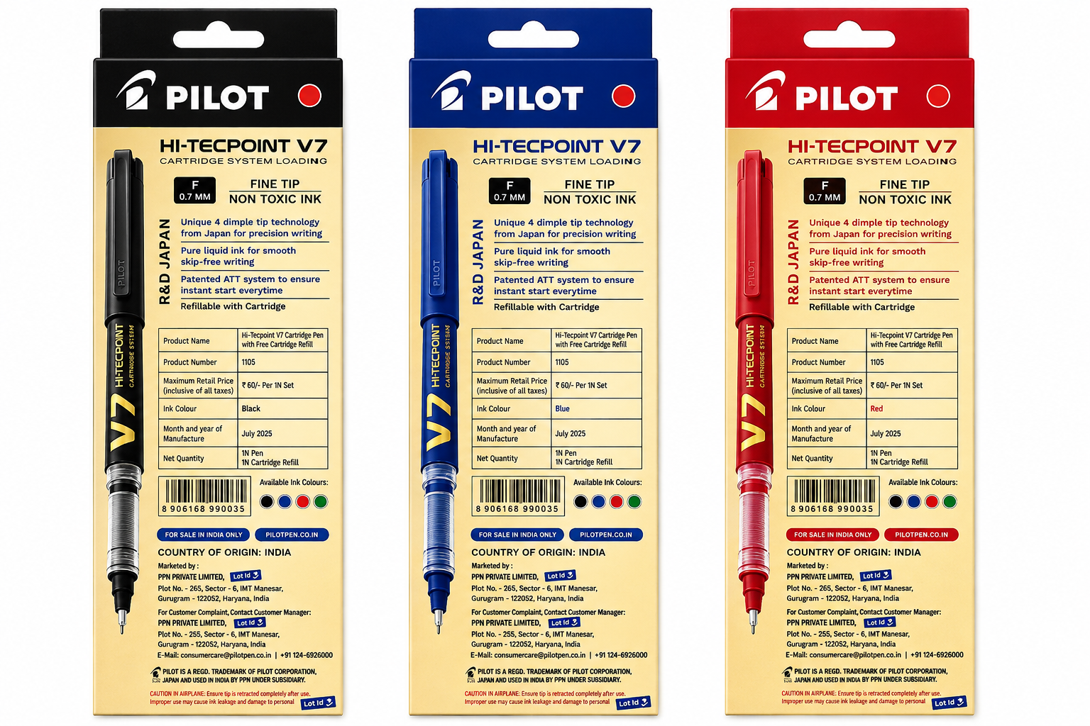 PILOT HI-TECPOINT V7 thumbnail 2