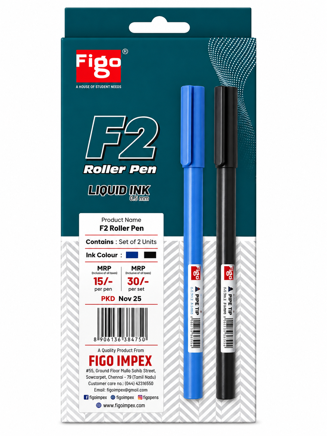 FIGO F2 ROLLER PEN LIQUID INK thumbnail 2