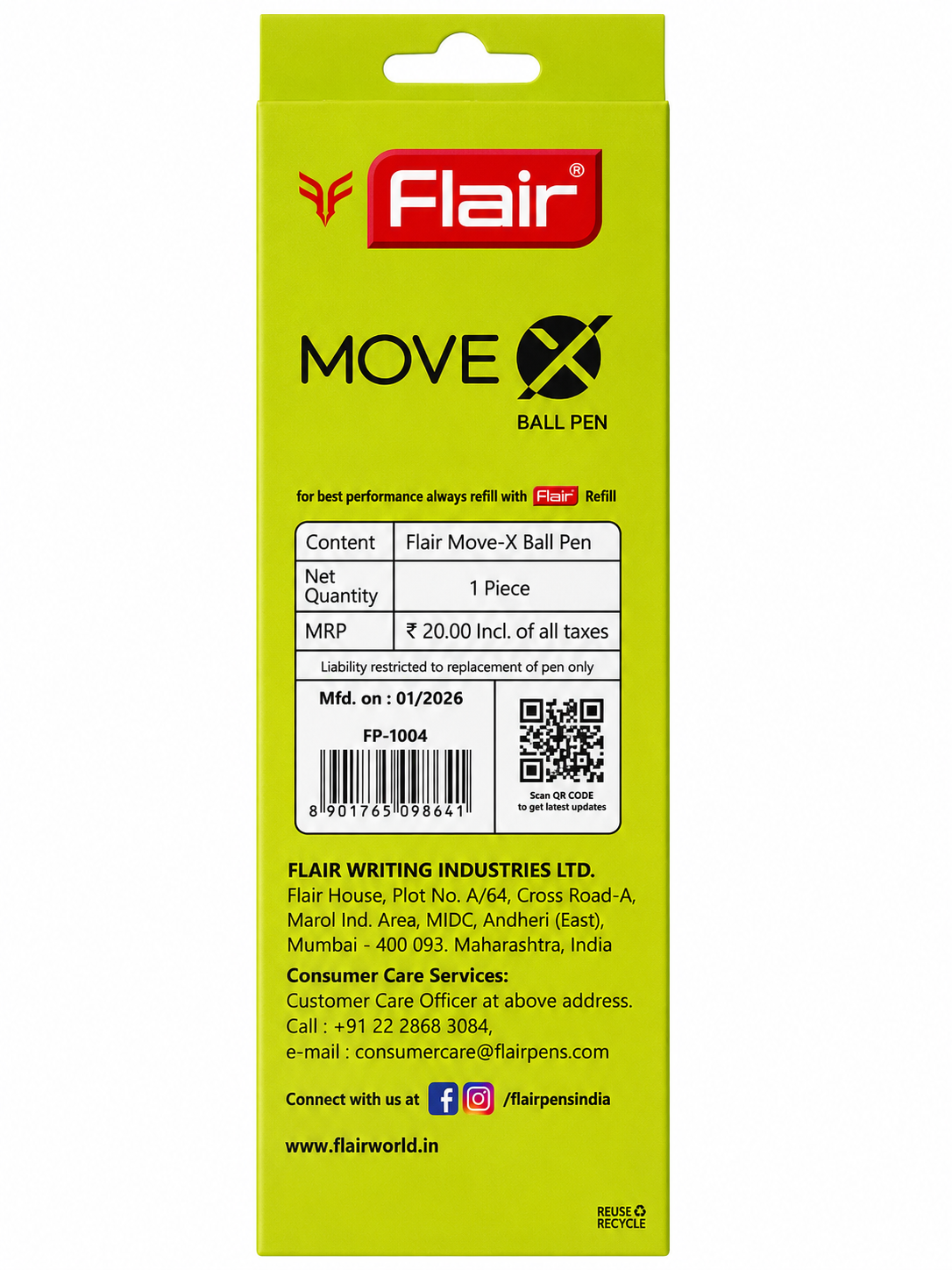 FLAIR MOVE BALL PEN thumbnail 2