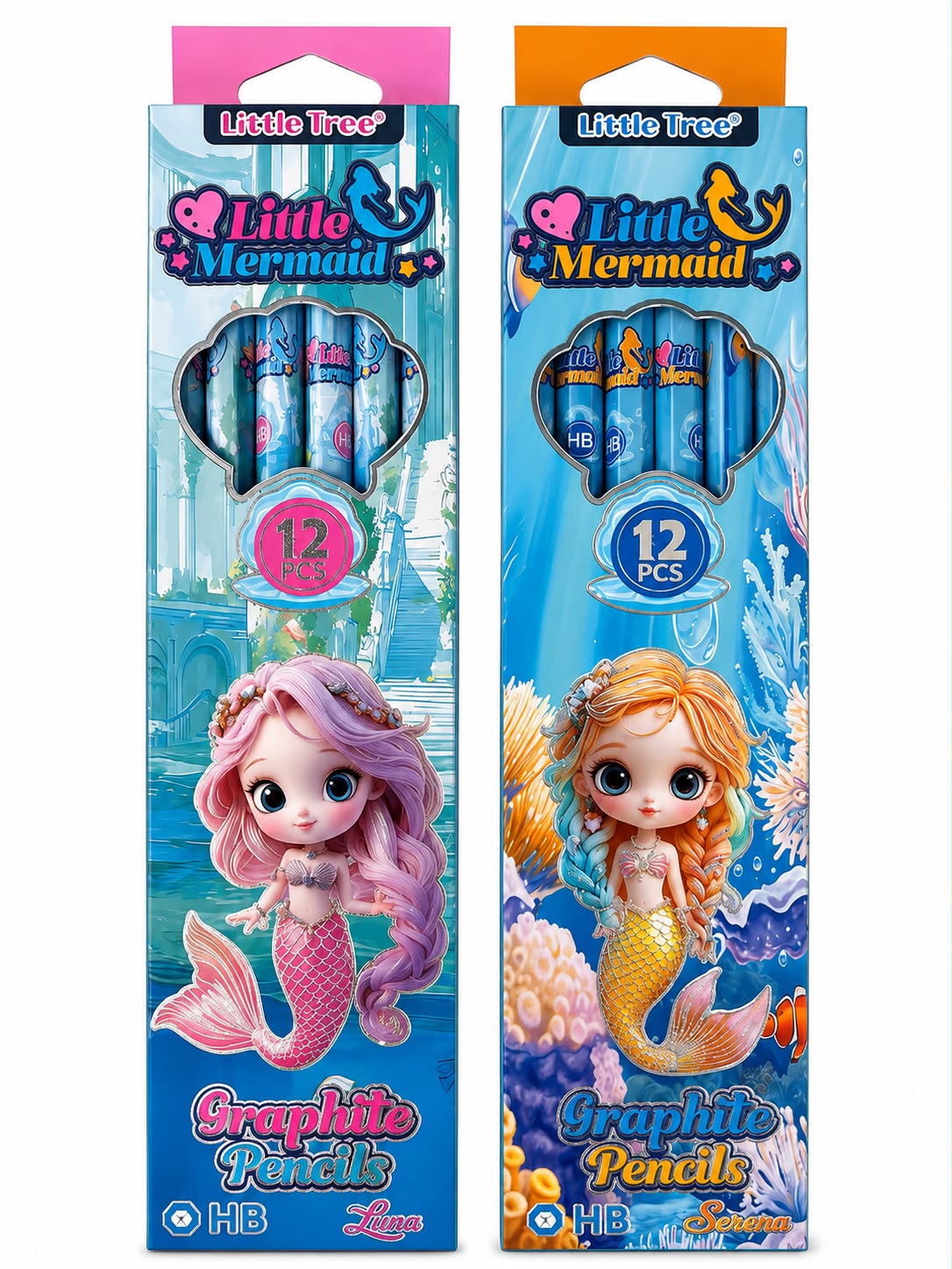 LITTLE MERMAID GRAPHITE PENCILS