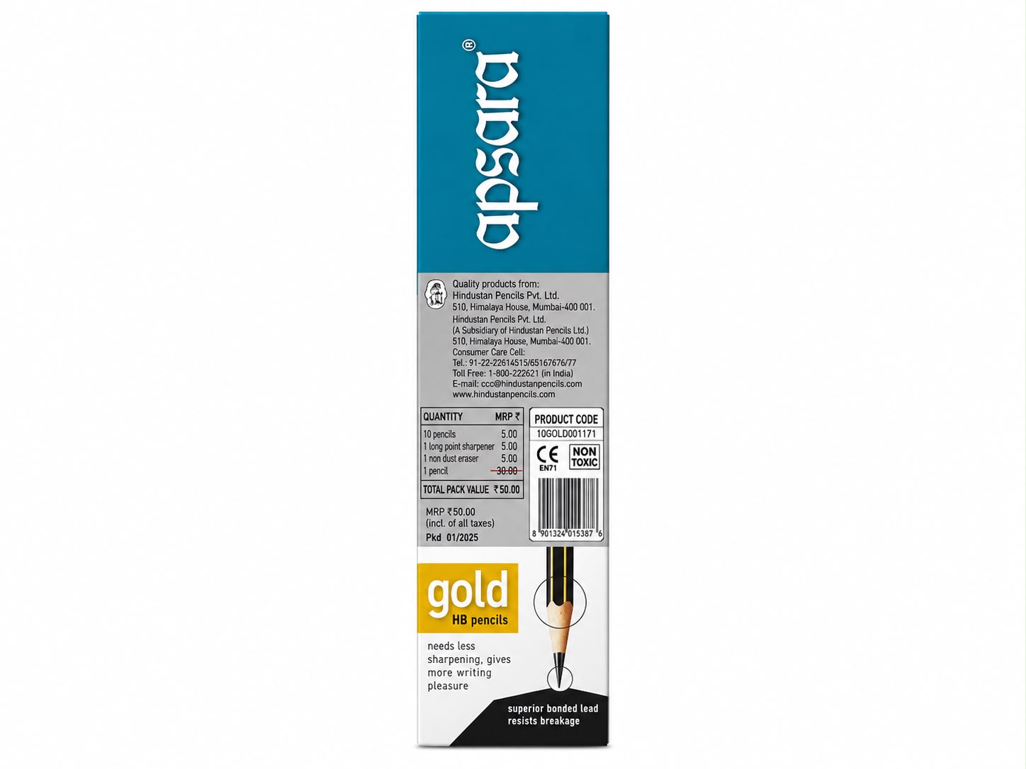 APSARA GOLD HB PENCILS thumbnail 2