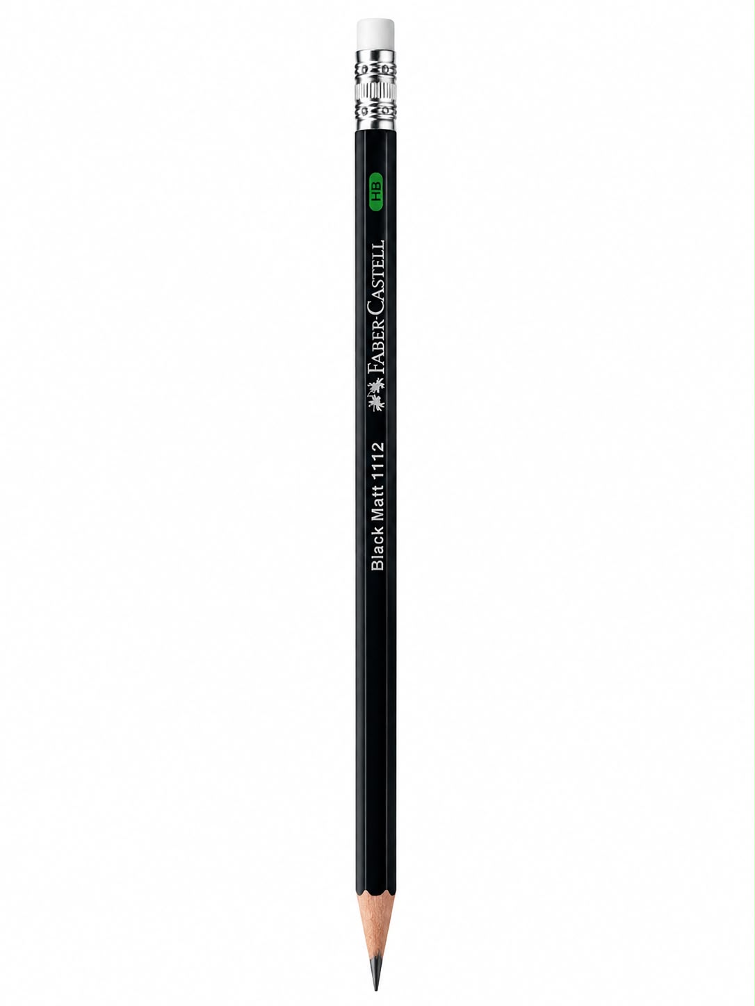 FABER CASTELL BLACK MATT ERASER TIP PENCILS thumbnail 3