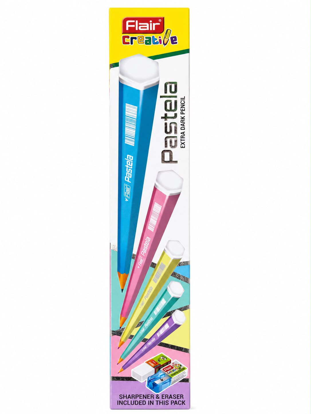 FLAIR CREATIVE PASTELA EXTRA DARK PENCIL thumbnail 2