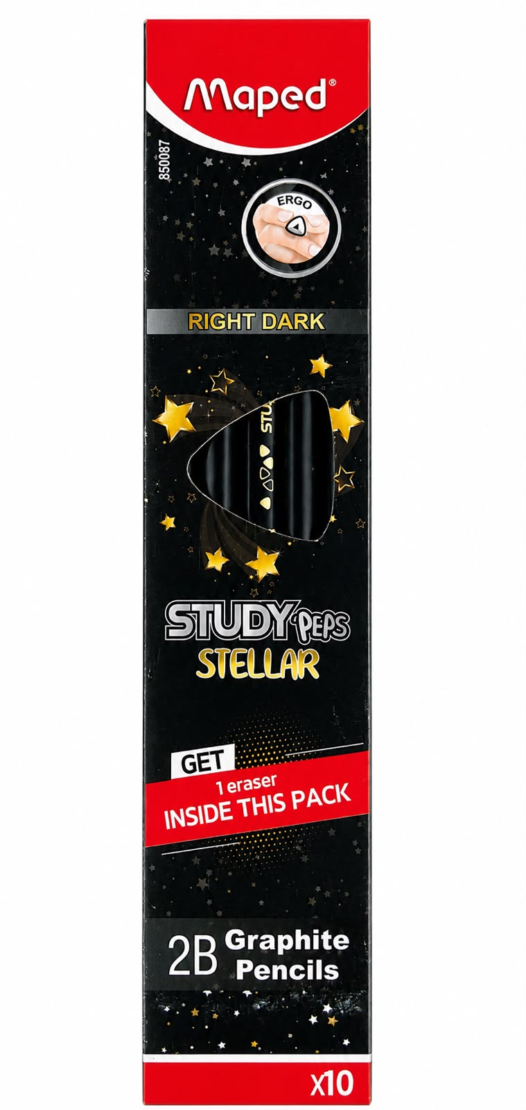 MAPED STUDY PEPS STELLAR 2B GRAPHITE PENCIL thumbnail 2