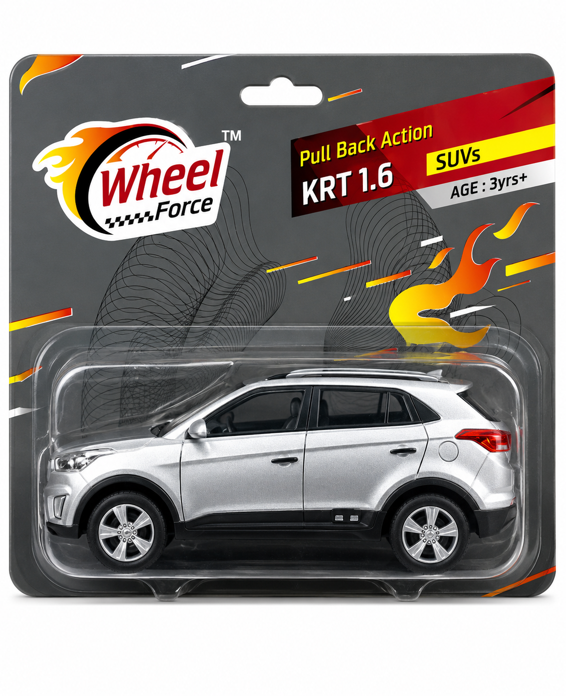 Wheel Force KRT 1.6 Pull Back Action SUV Toy Car thumbnail 3