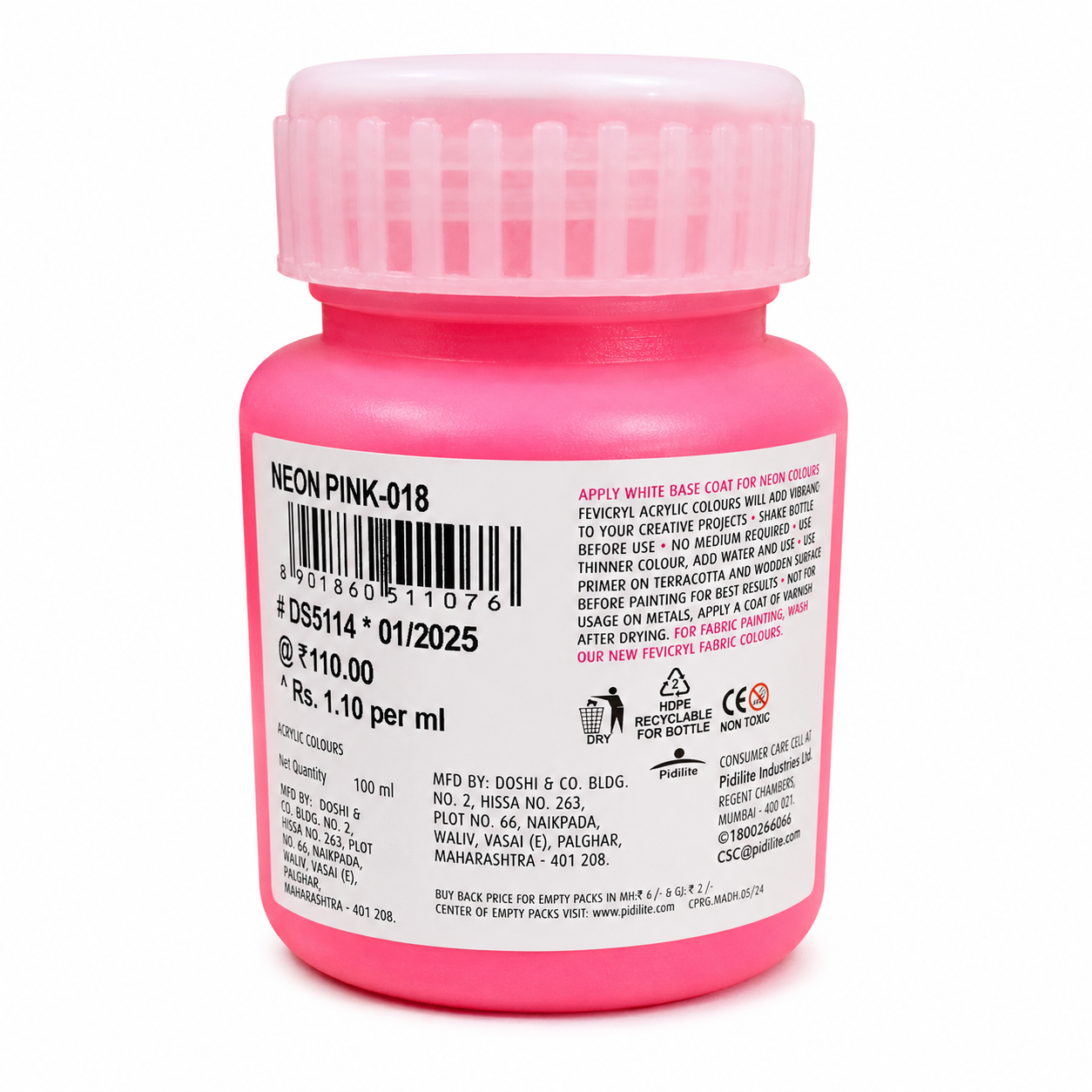 FEVICRYL ACRYLIC COLOURS 100 ml thumbnail 4