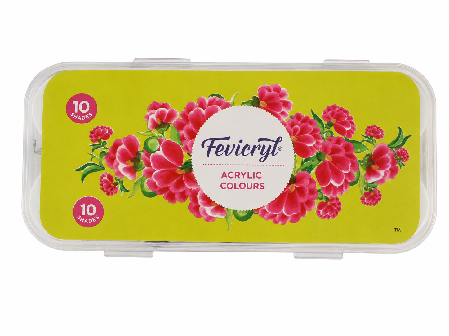 Fevicryl Acrylic Colours – 10 Shades Set