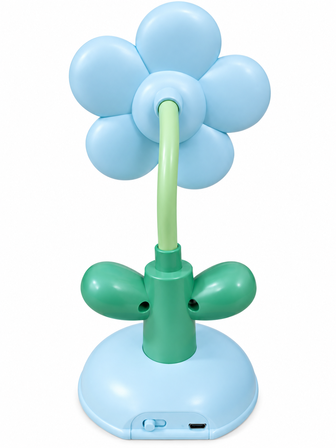 Cute Flower Shape Rechargeable LED Desk Lamp thumbnail 2