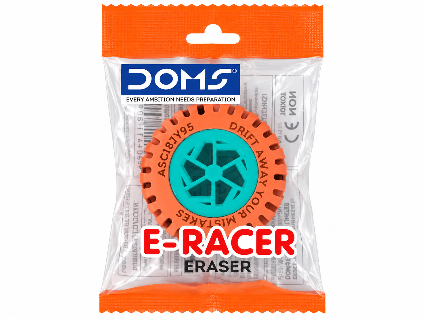 DOMS E-Racer Wheel Shape EraserV