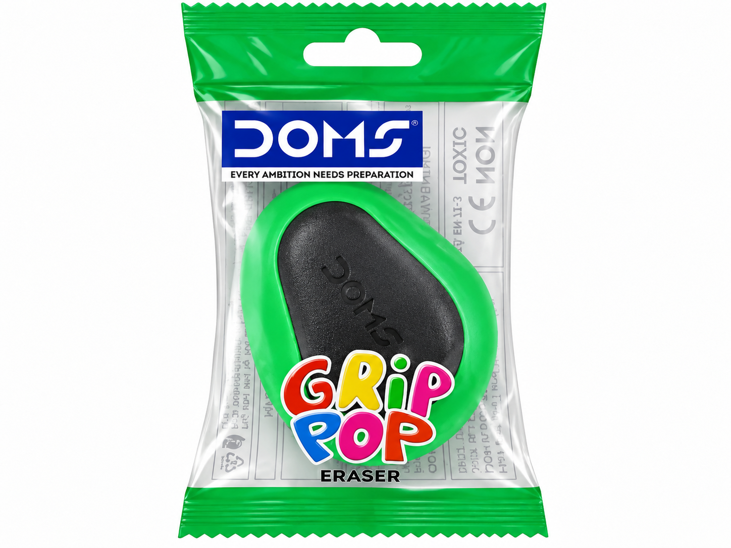 DOMS Grip Pop Eraser – Green